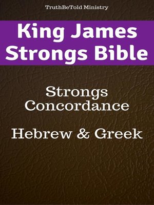 cover image of King James Strongs Bible